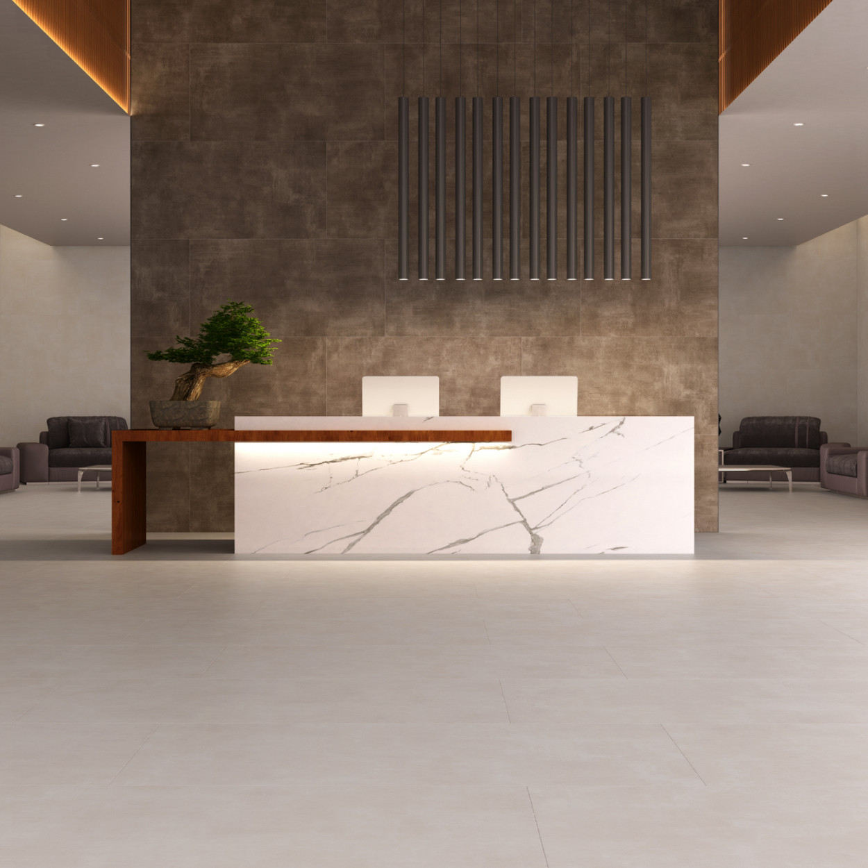 Ecoceramic Baltimore Tegel 30x60cm Ceniza